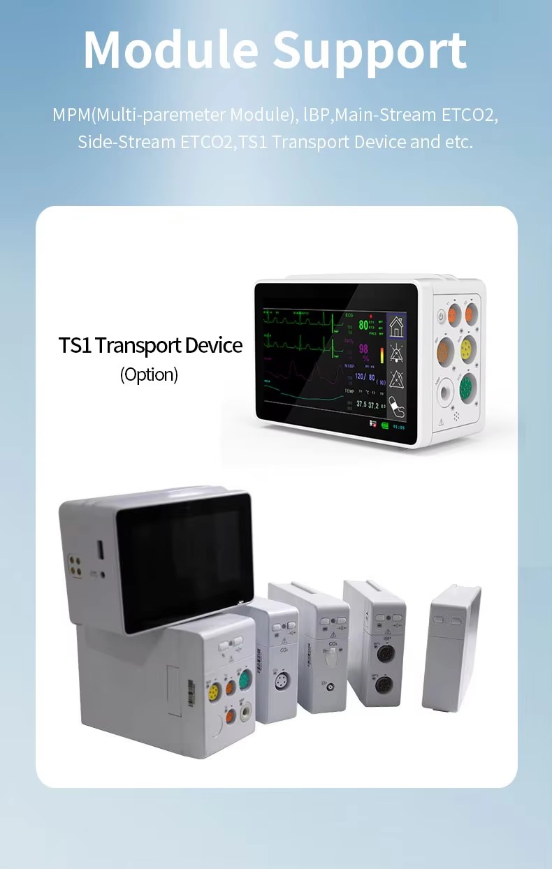 TS15 Medical Monitor 15 Inches Patient Monitor