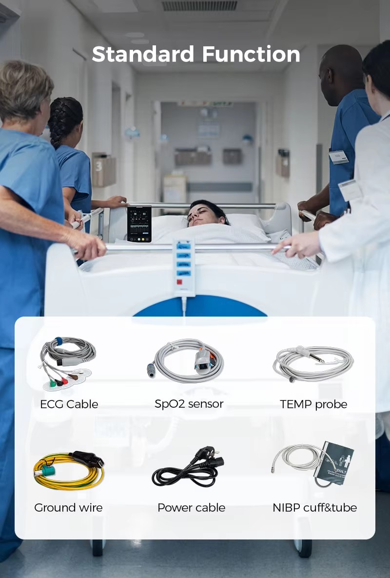 P8A  Color TFT Screen Patient Monitor