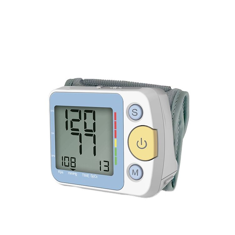 Electronic digital blood pressure monitor wrist sphygmomanometer