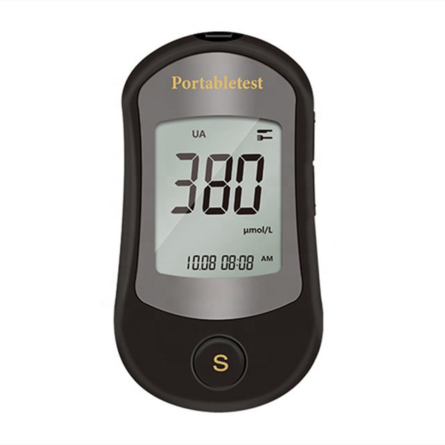 Portabletest 2 in 1 uric acid analyzer blood glucose meter