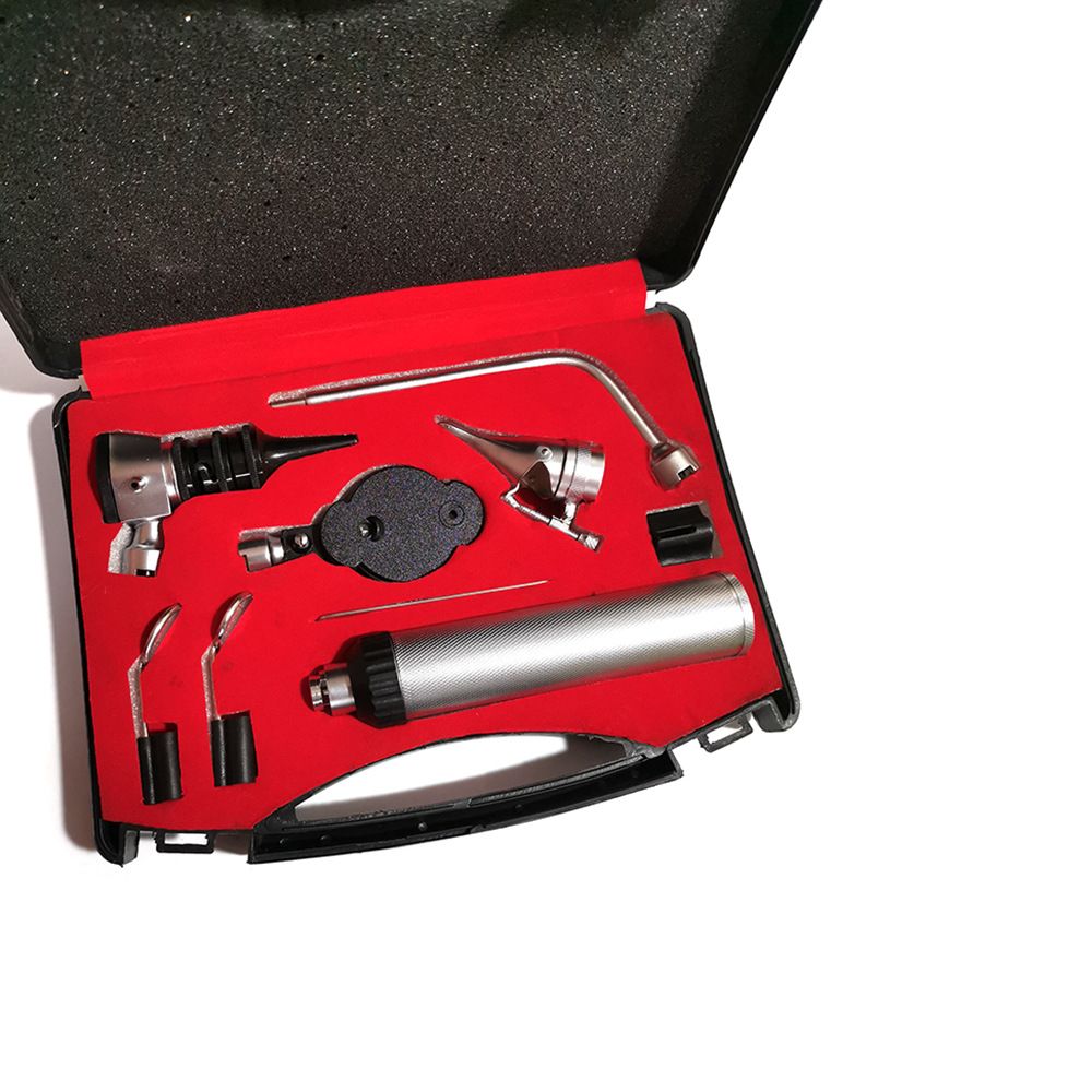 Eye ophthalmoscope medical optical fiber otoscope set