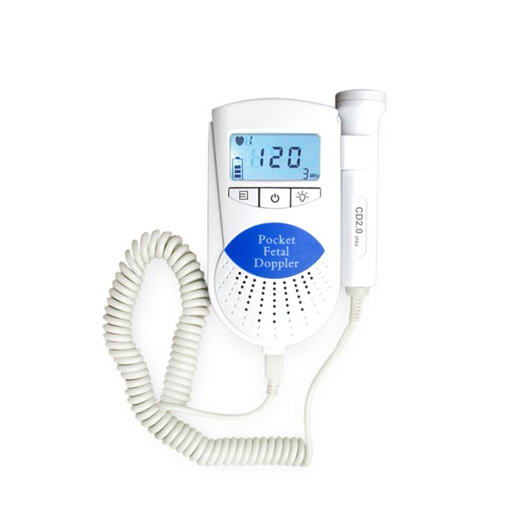 LCD display doppler fetal heart pocket fetal doppler