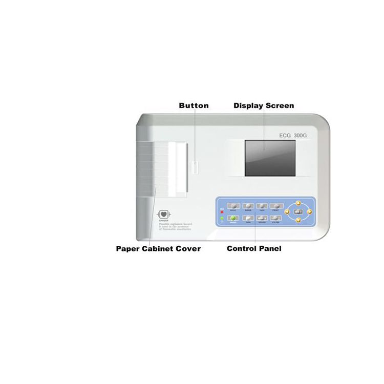 Single channel ECG machine 12 lead ecg