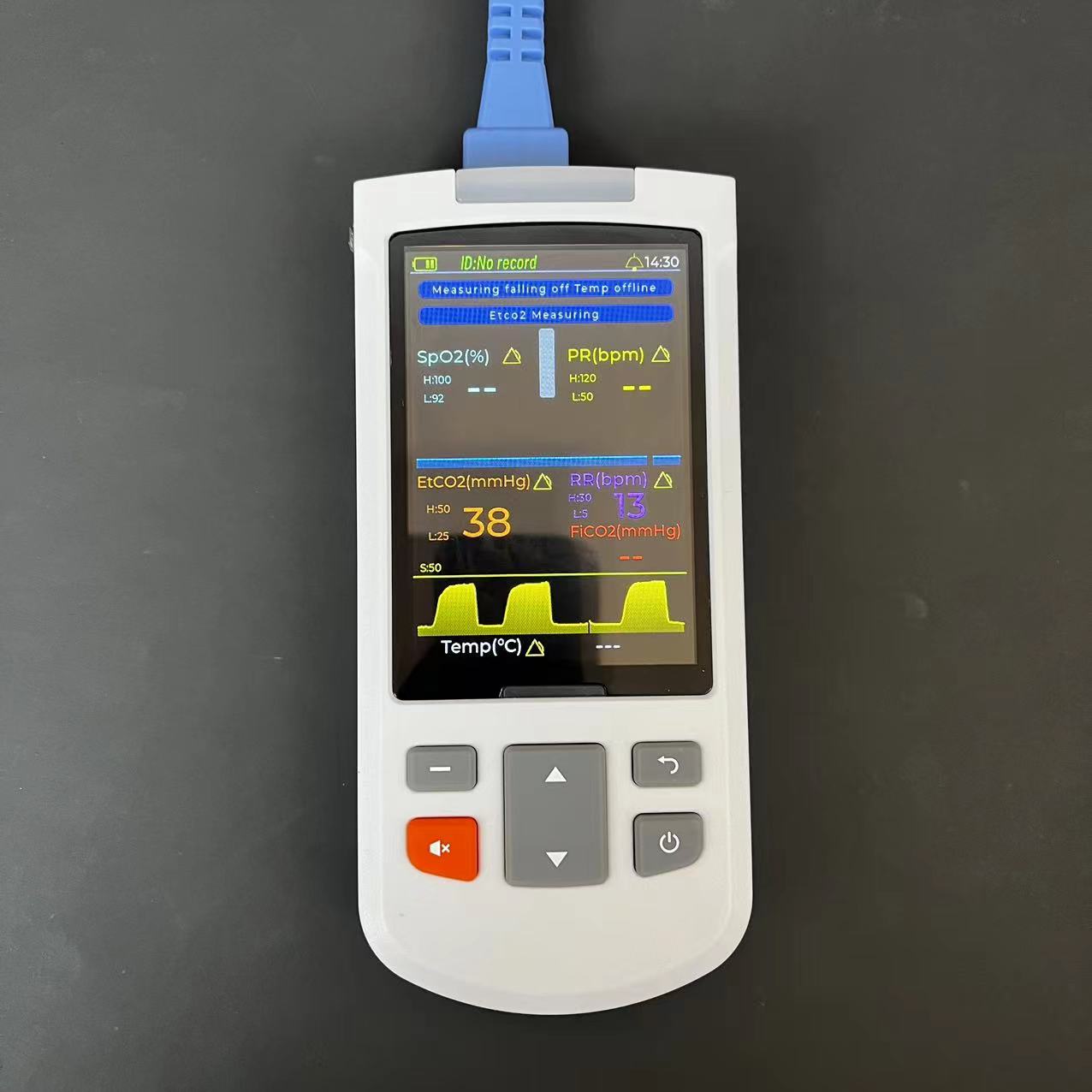 MULTI PARAMETER HANDHELD MONITOR with ETCO2 ,TEMP , SPO2 ,NIBP