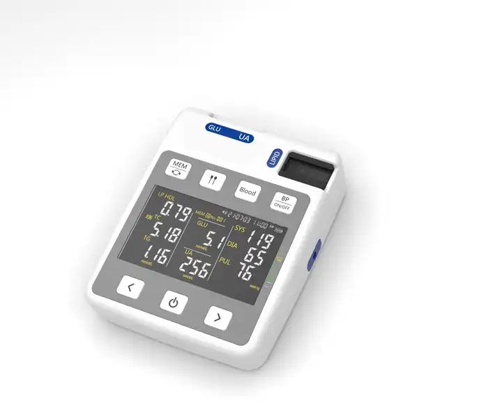 Multi-function analyzer cholesterol uric acid meter blood glucose meter