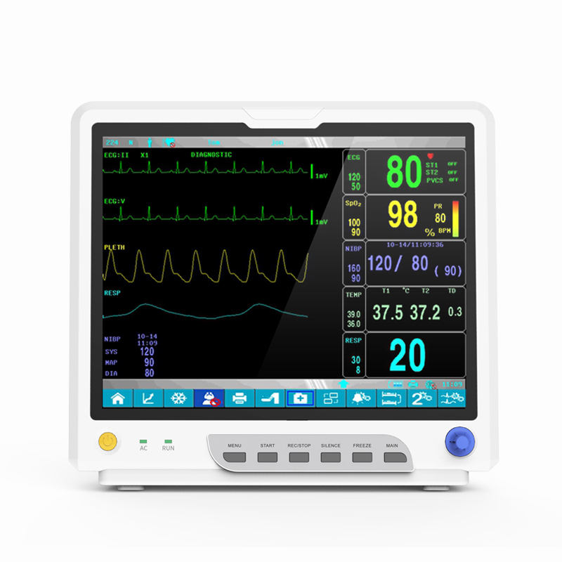 CMS9200PLUS Touch Screen 15'' Color TFT Display Vital Sign Monitor