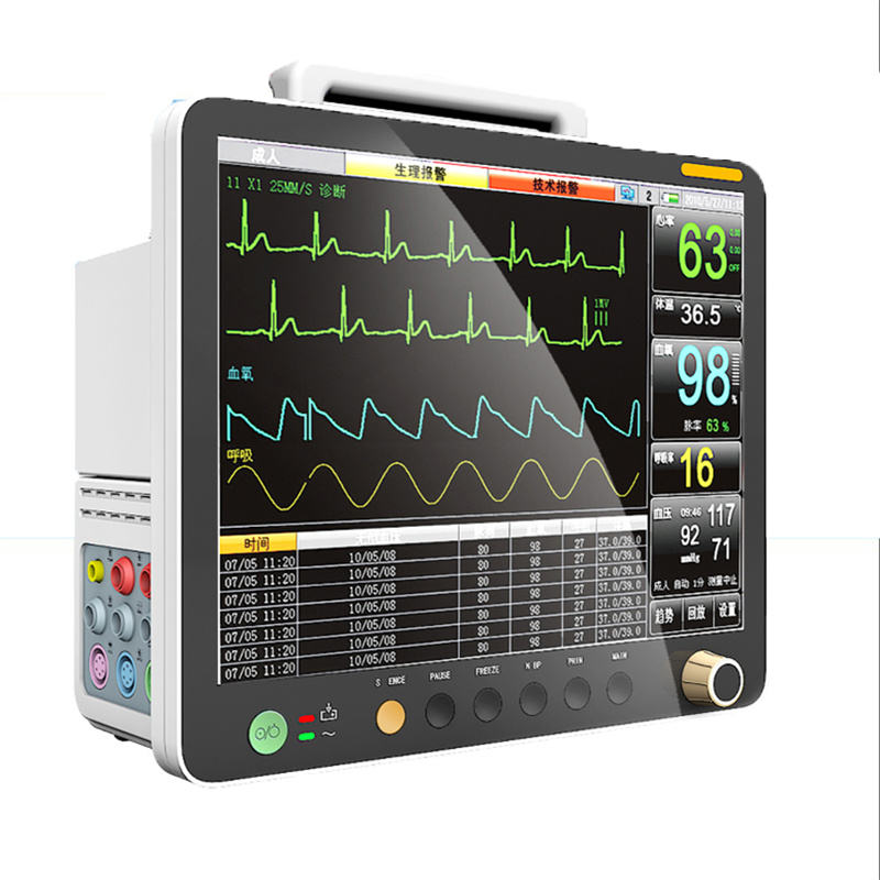 MEK-9000D NIBP SPO2 Temperature EtCO2 with Electrocardiogram Vital Sign Monitor