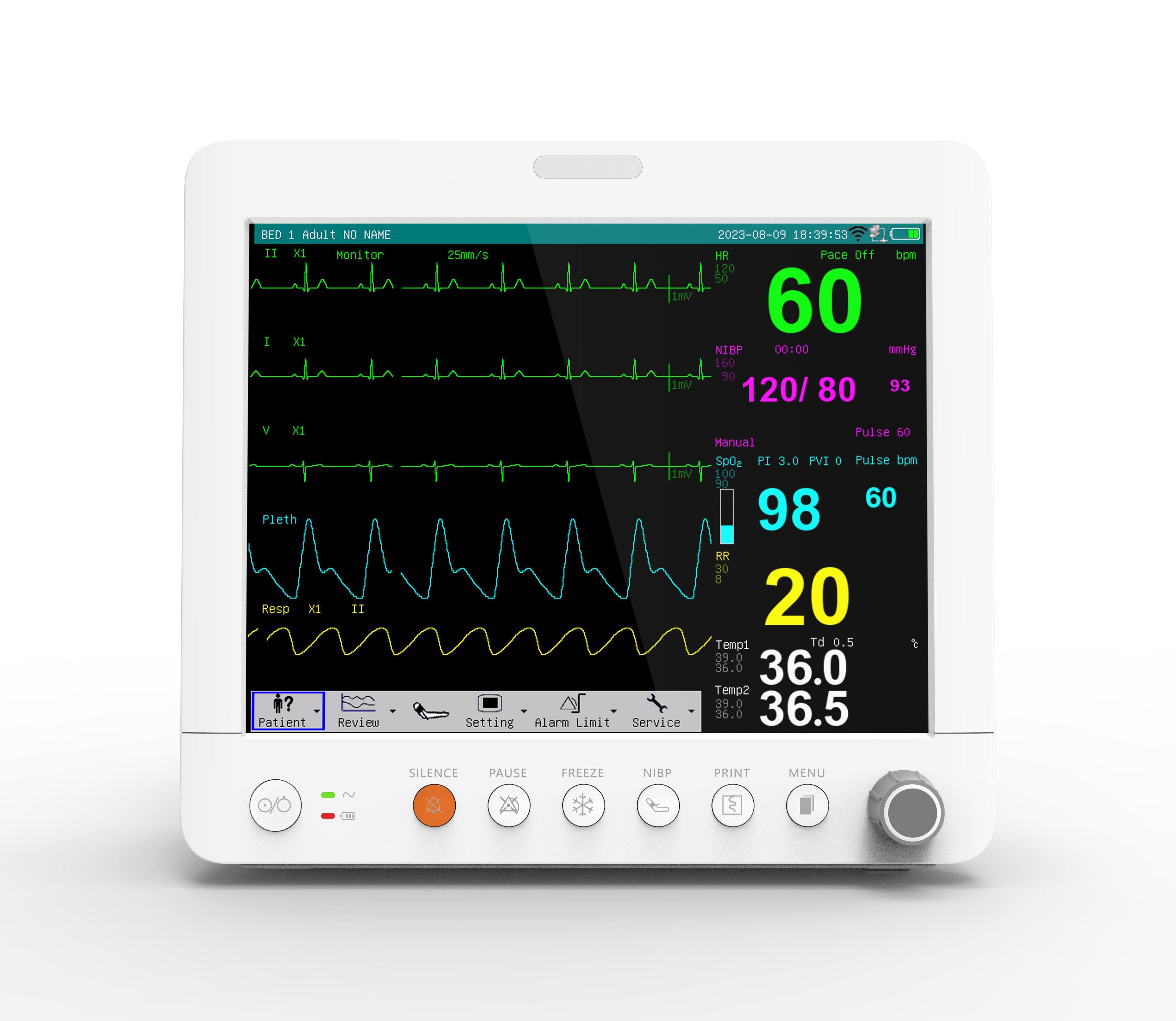 MEK-8000PR Wall Mounted Medical Vital Sign Monitor Hospital ICU Patient Monitor