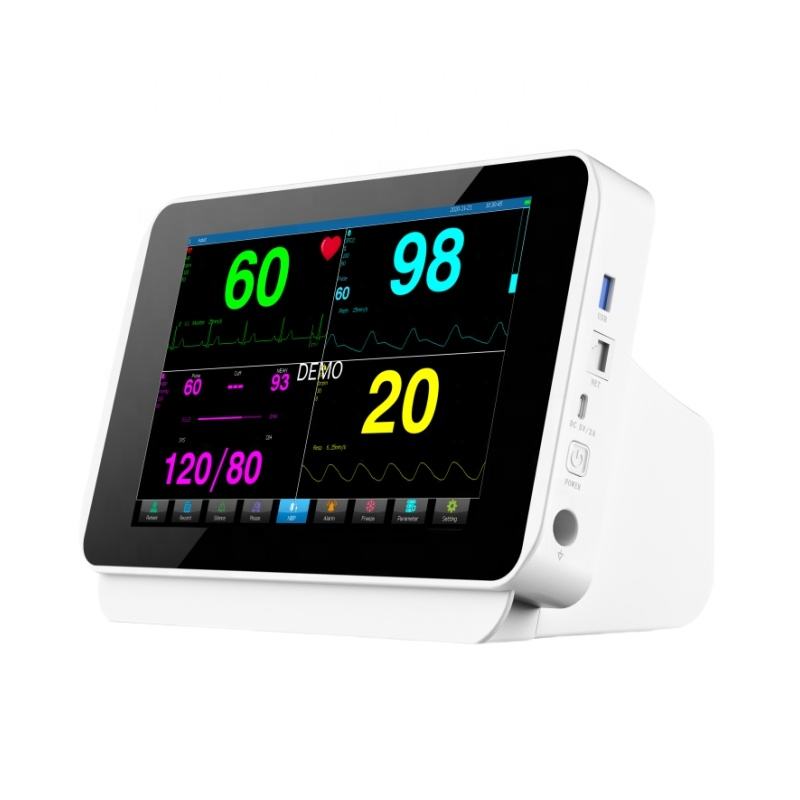 MEK-S10 Portable 10 Inch Touch Screen Vital Sign Monitor for Adults, Children, and Newborns