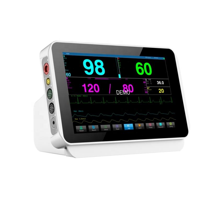 MEK-S10 Portable 10 Inch Touch Screen Vital Sign Monitor for Adults, Children, and Newborns