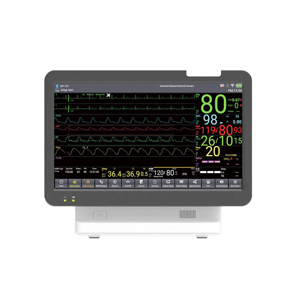 ICU ETCO2 ECG Insertion Vital Signs Monitor TS18 Patient Monitor